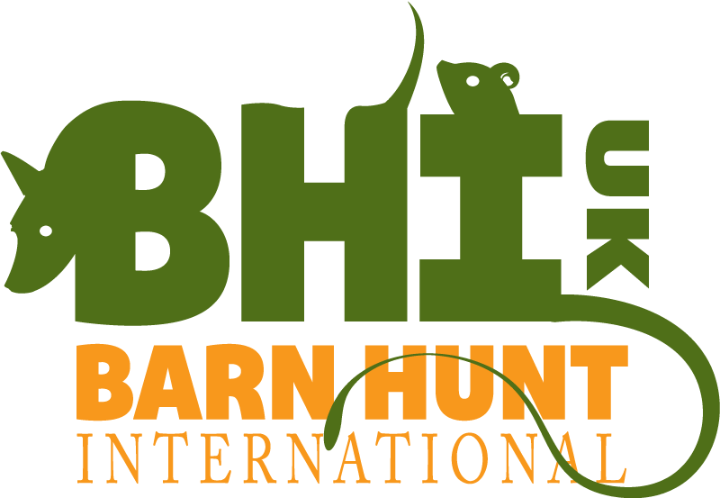 Barn Hunt UK Logo with the letters BHI UK
