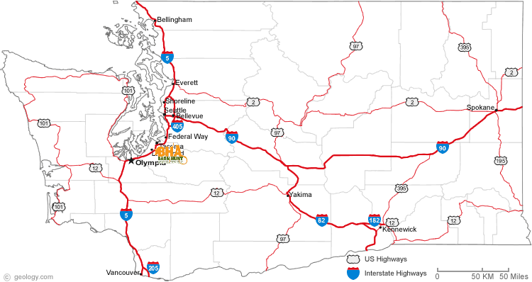 Event map for WA