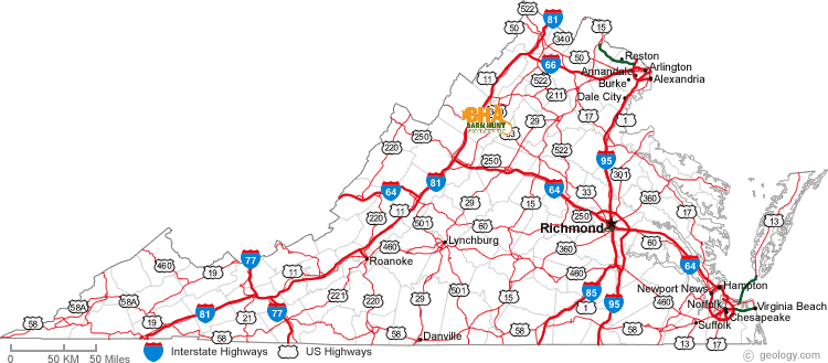 Event map for VA
