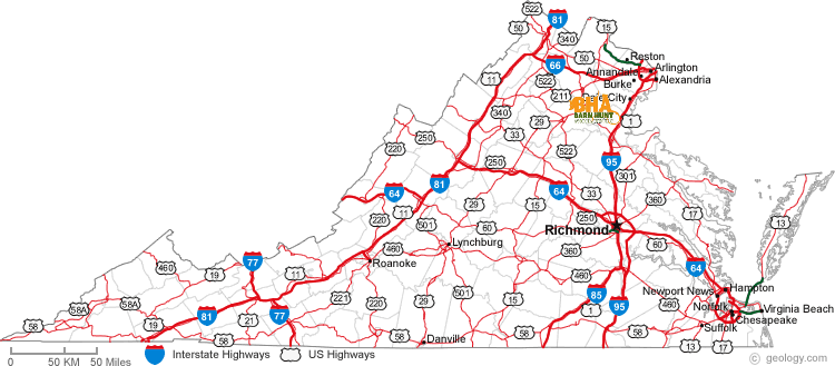 Event map for VA
