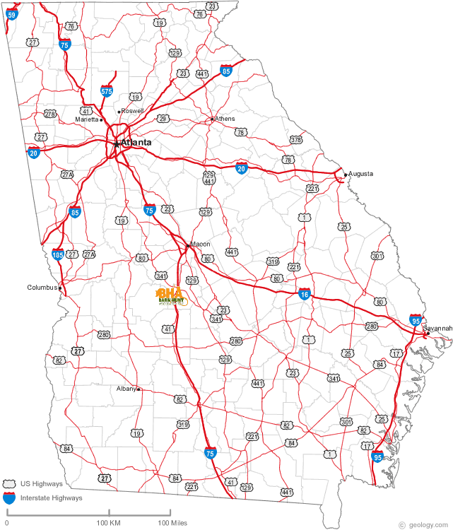 Event map for GA