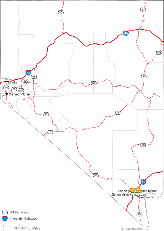 Event map for NV