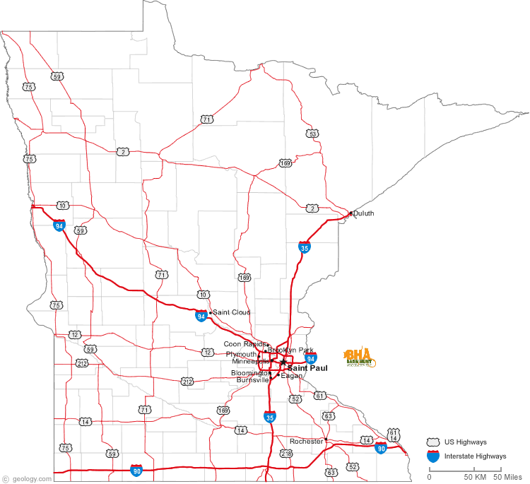 Event map for MN