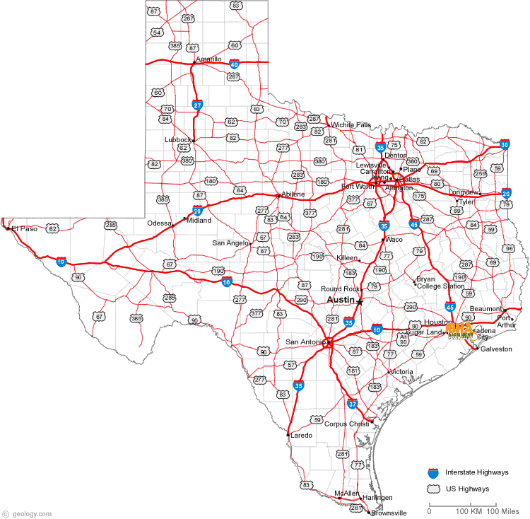 Event map for TX